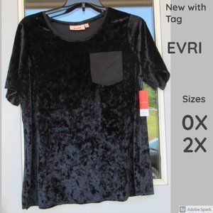 bundle&save NWT EVRI velvet like shirt w/ pocket